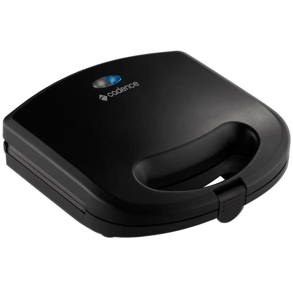 Sanduicheira Grill 750w Cadence Antiaderente Ellegance Black 220V