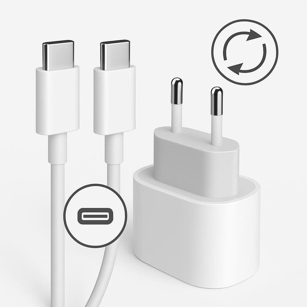 Carregador Celular Branco Compatível Com Edge 40 Neo