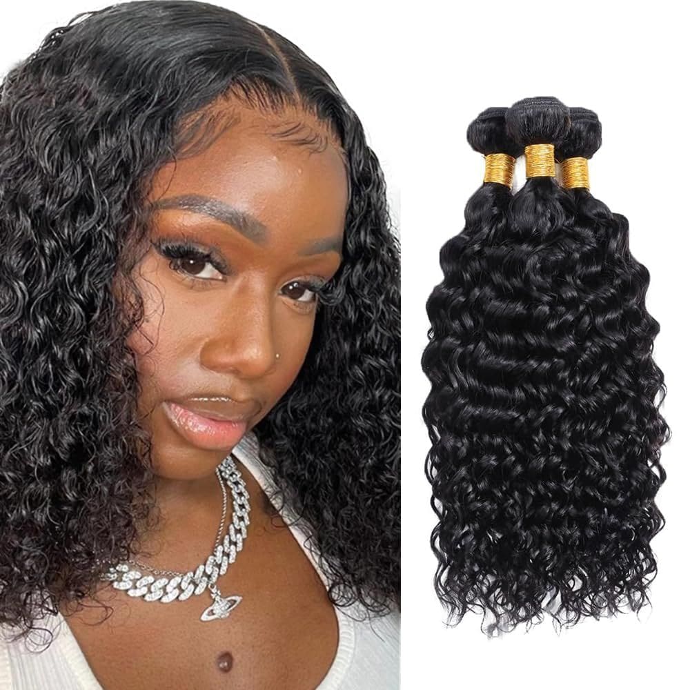 Extensões de cabelo WuvusNM Brazilian Wave 40cm Natural Wave