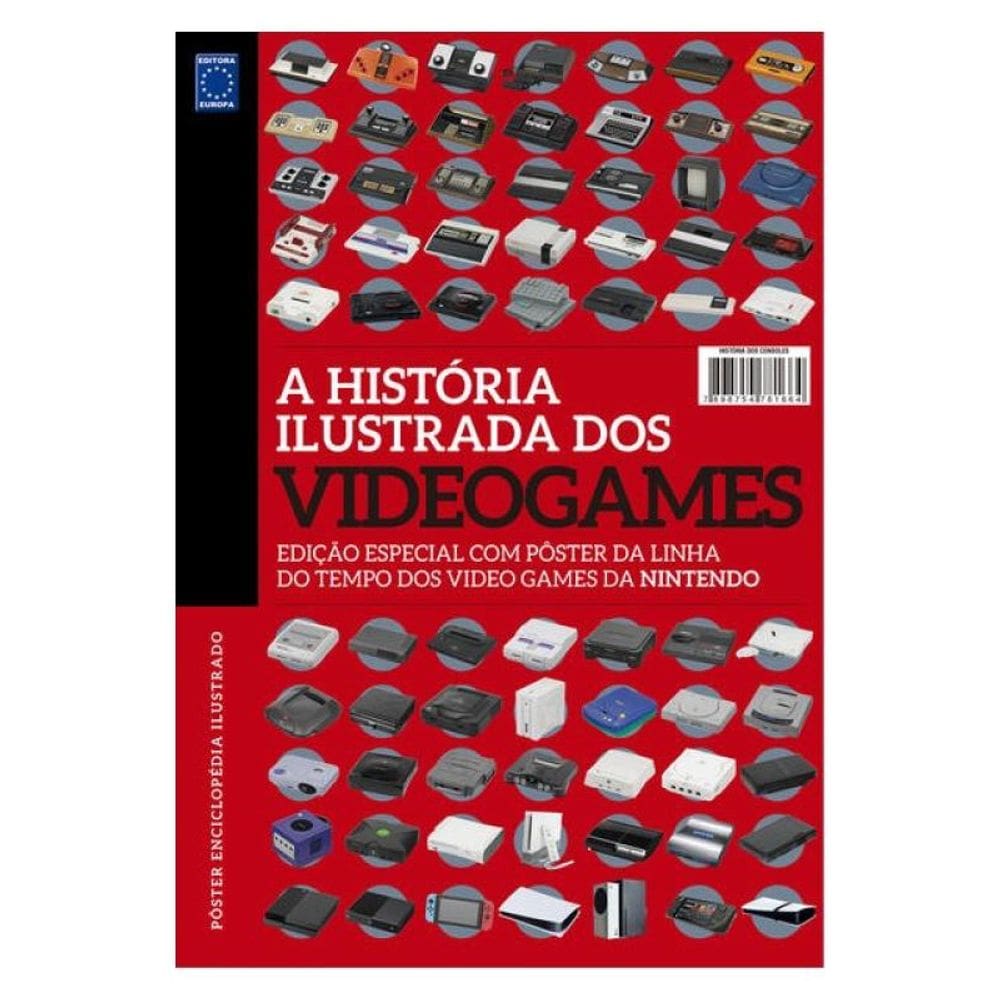 Superpôster A História Ilustrada Dos Videogames - Linha Do Tempo Nintendo