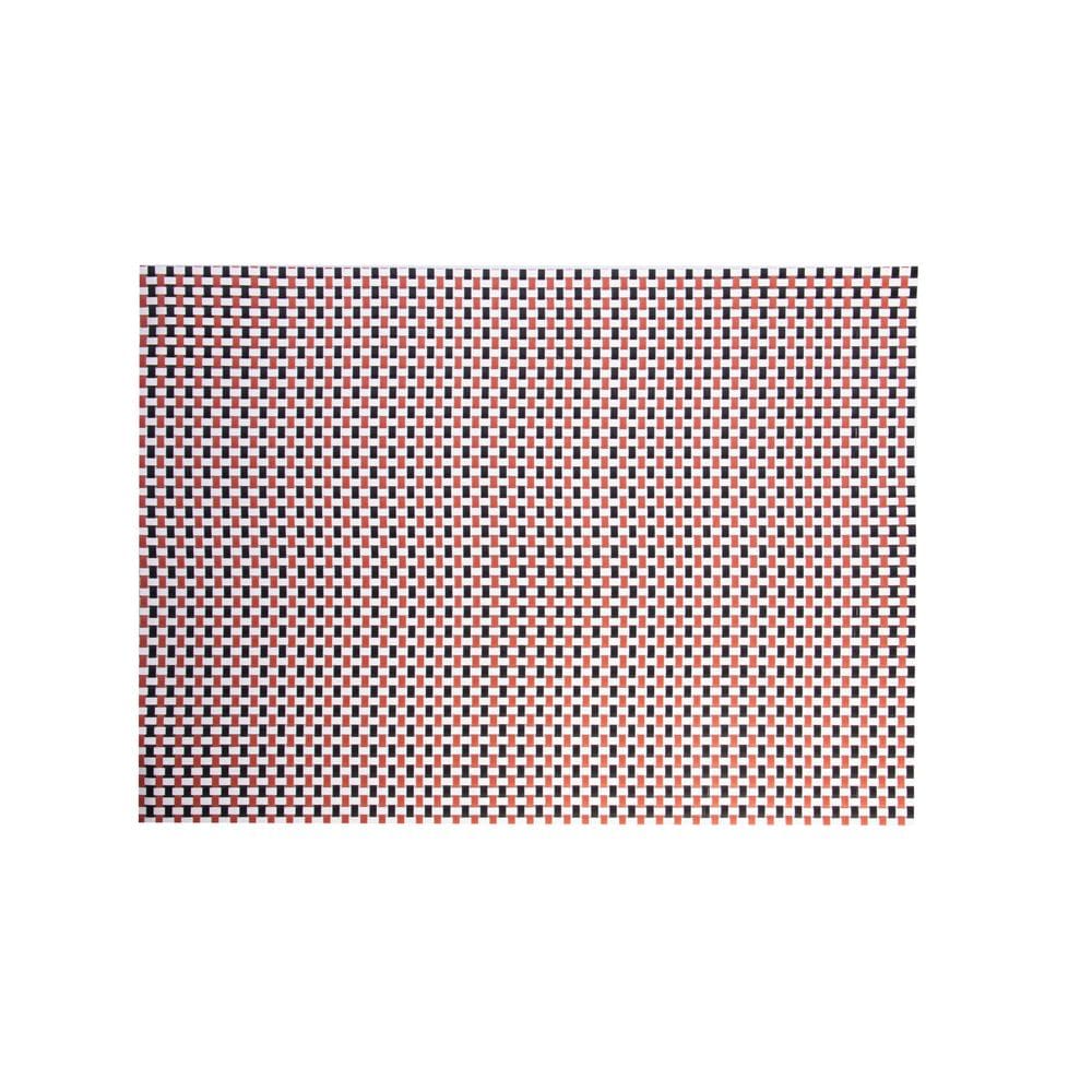 Lugar Americano 2 Peças PVC Trama Vinho 45 x 30 cm - Wolff
