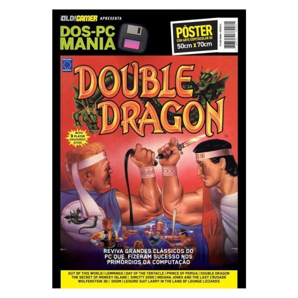 Double Dragon - Superpôster Dos-Pc Mania