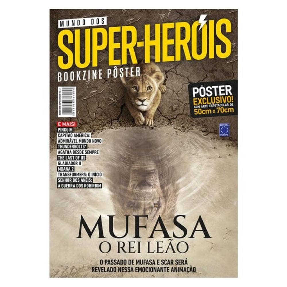 Superpôster Mundo Dos Super-Heróis - Mufasa: O Rei Leão