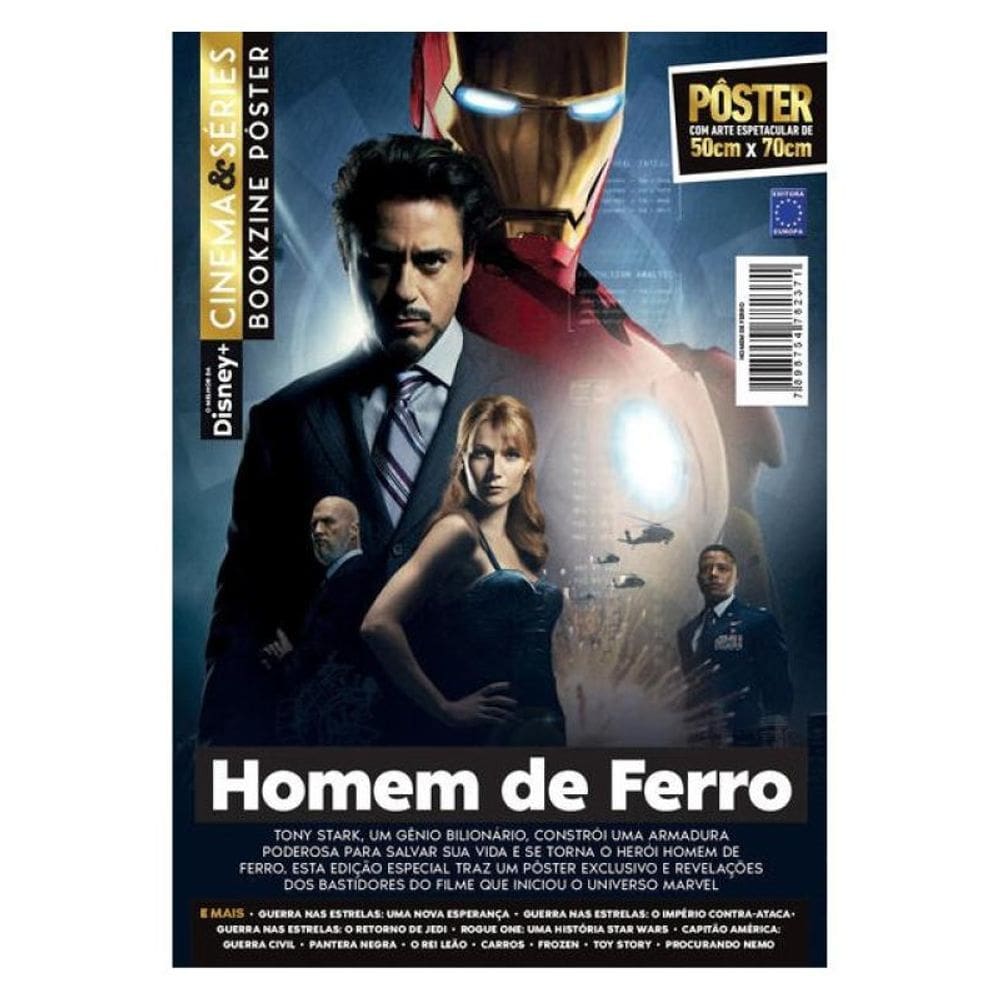 Homem De Ferro - Arte B - Superpôster Cinema E Séries