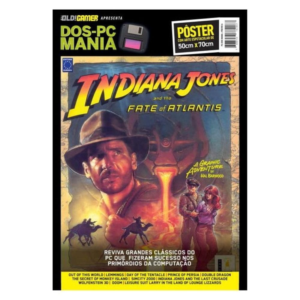Indiana Jones And The Fate Of Atlantis - Superpôster Dos-Pc Mania
