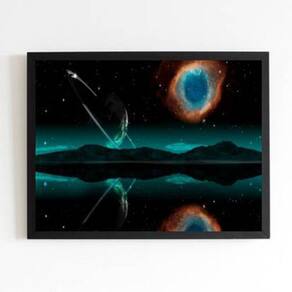 Quadro Fotografia Planetas 24X18Cm