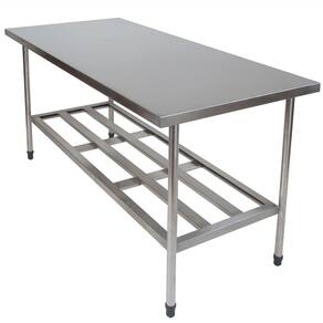 Mesa Lisa com Prateleira Gradeada 1.00M S312