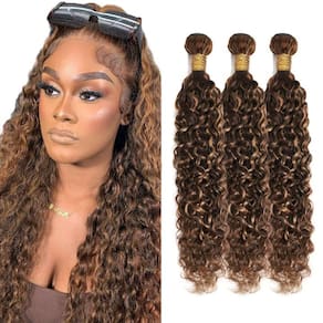 Pacotes de cabelo ZevPiul P4/30 Water Wave Brazilian 30-40cm 300g
