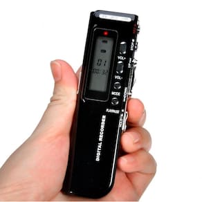 Micro Gravador Voz Ativado Por Som Portátil Gravação Áudio