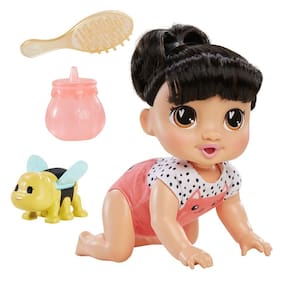 Baby Alive Engatinha e Brinca Morena - Hasbro