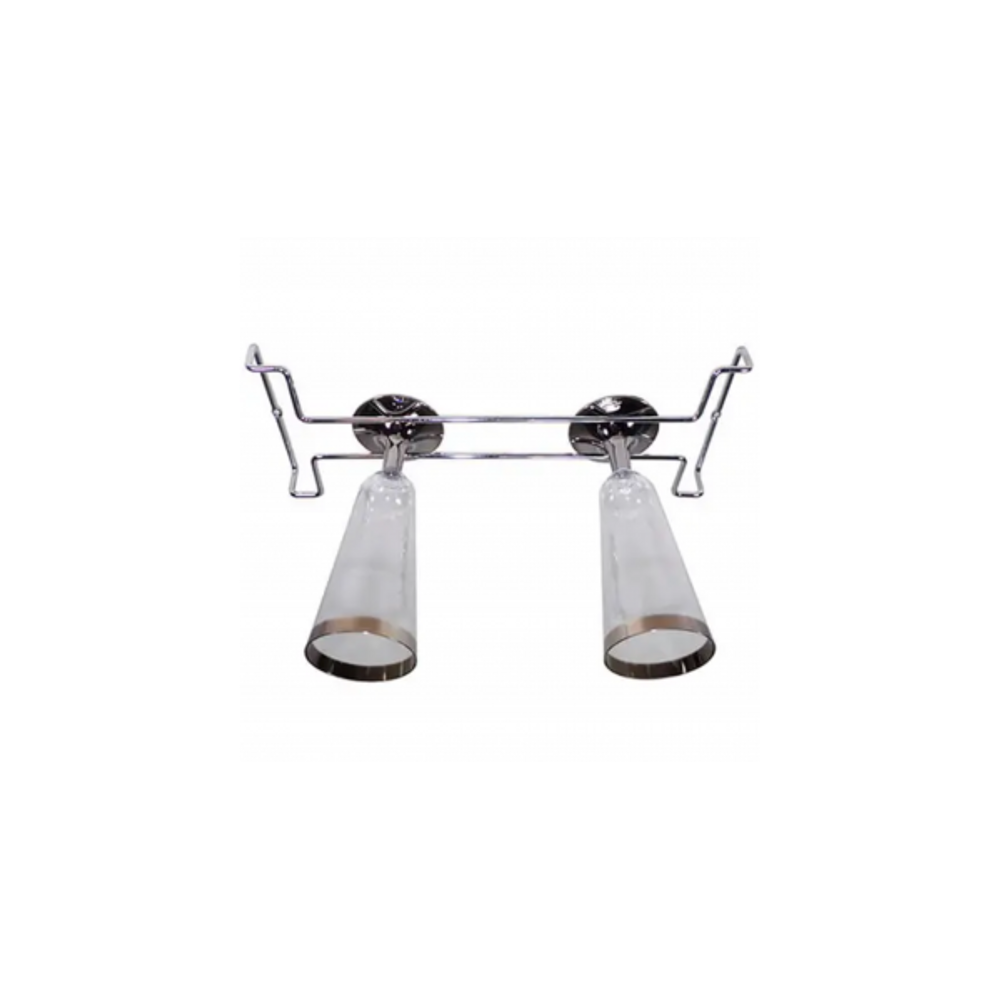 Suporte Organizador Taças Reto 25cm Cromado Jomer 4350