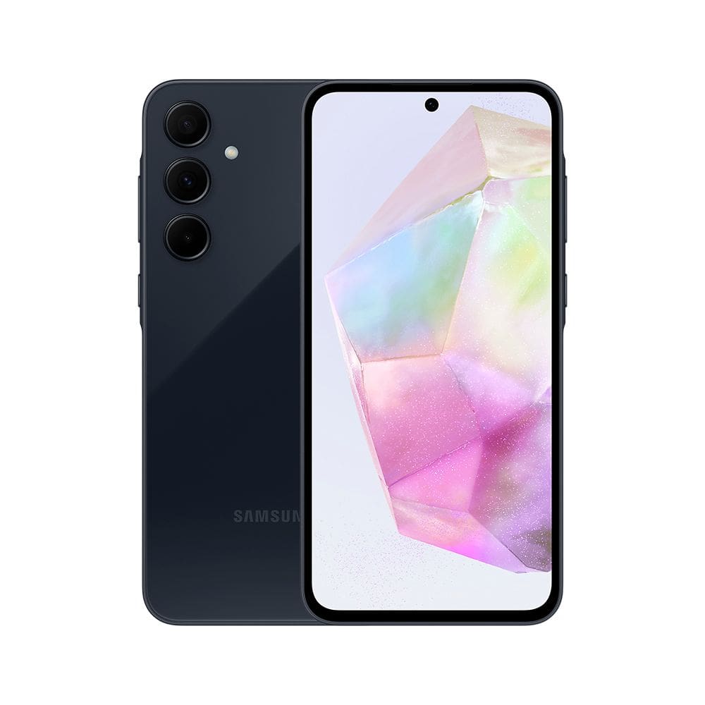 Smartphone Samsung Galaxy A35 5G 128GB 6GB RAM Tela 6,6" Câmera Tripla 50MP Frontal 13MP Azul Escuro