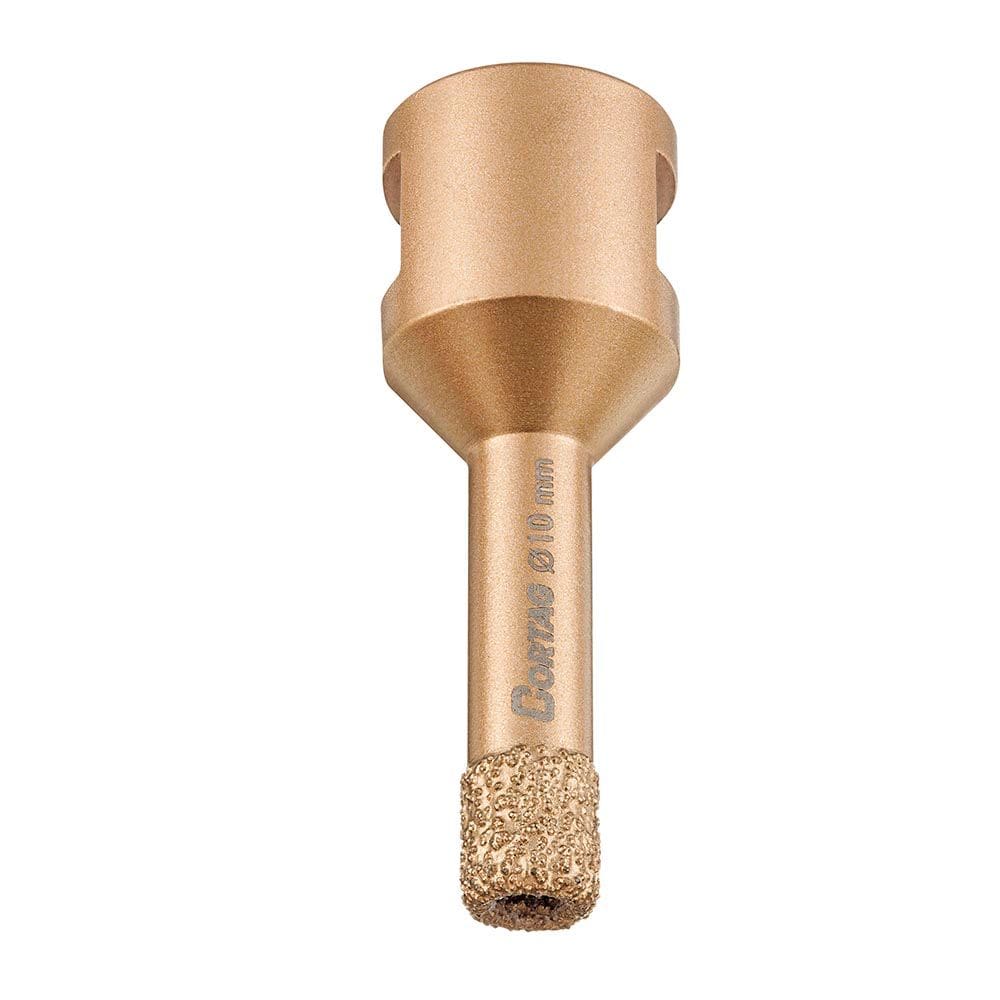 Serra Copo Diamantada 10mm para Esmerilhadeira com Rosca M14 Cortag