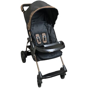 Carrinho de Bebe para Passeio Galzerano Romano Preto Cobre