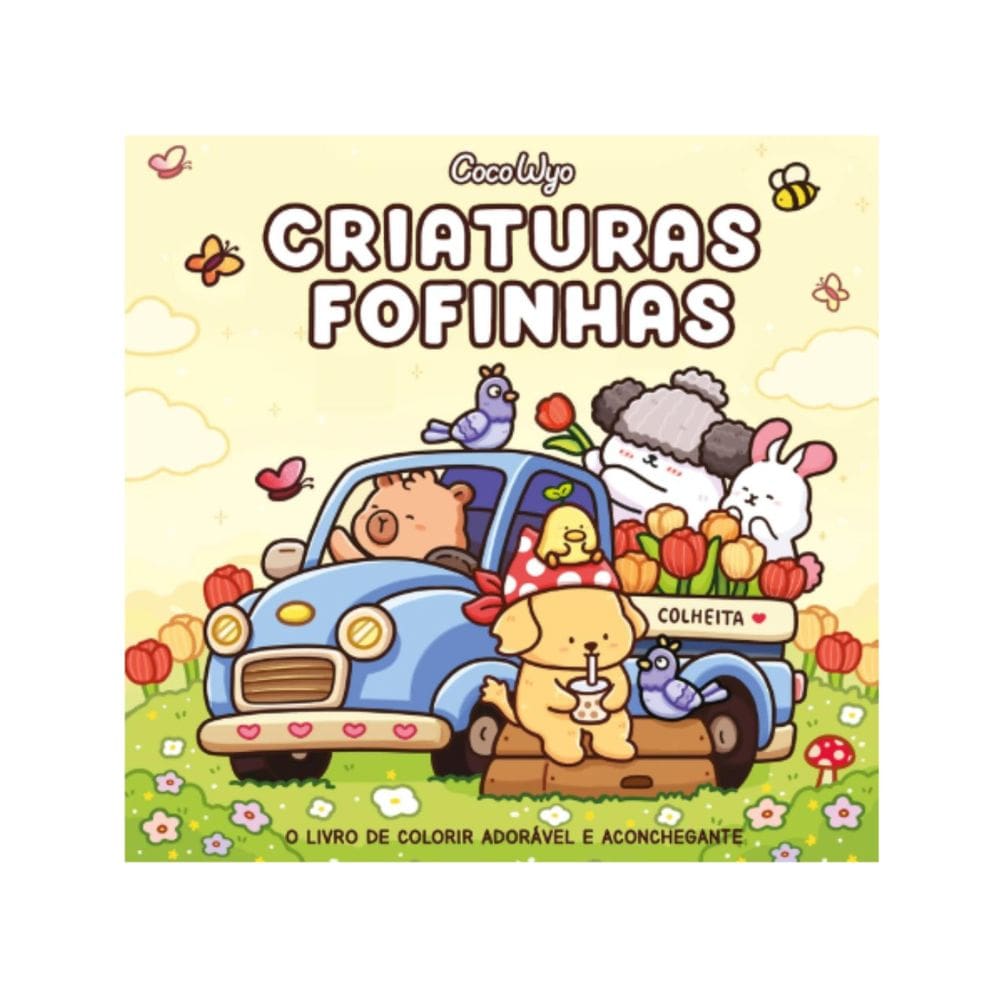 Criaturas Fofinhas (Cozy Cutie) CocoWyo | Livro de Colorir | CocoWyo