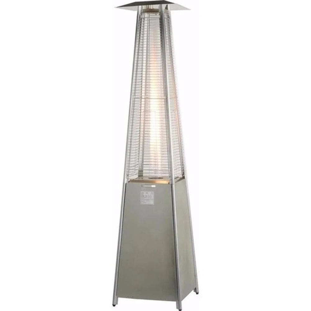 Aquecedor Externo Quartzo Piramide Aço Inox 2,20 M - Luxo