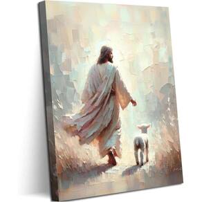 Arte de parede em tela DULASI Jesus Leave 99 Sheep 60x90cm