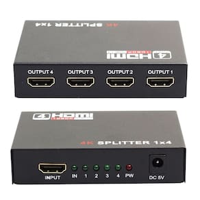 Hub Divisor Hdmi 1x4 saidas Ativo 1080p 4k 3d Cftv Dvr Full