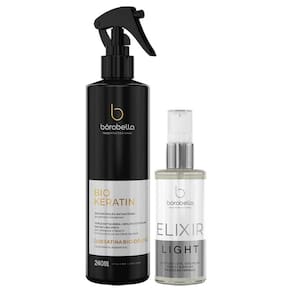 Kit BioKeratin Queratina e Óleo Elixir Light 60ml Bórabella