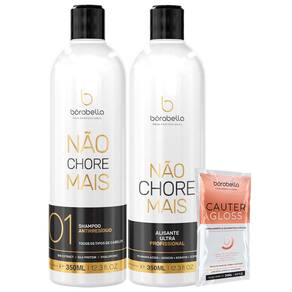 Kit Escova Progressiva Not Cry More Borabella 350ml