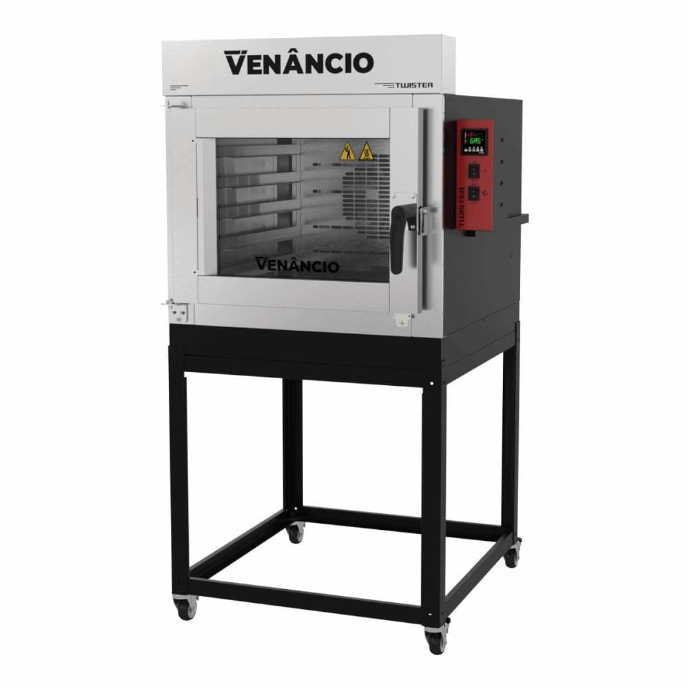 Forno Turbo Venâncio Twister A Gás Com Vapor Para 5 Esteiras Com Base 127V FVT5G 57391