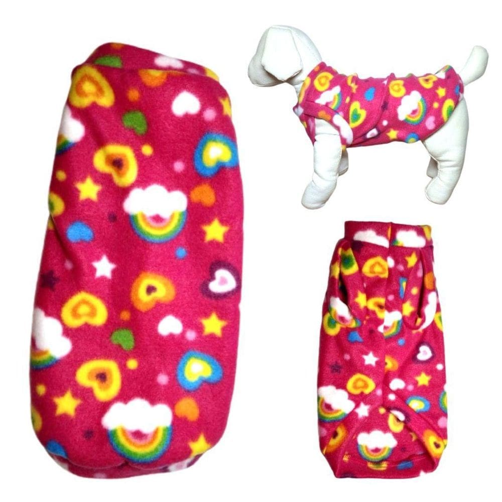 Roupa Para Cães - Suéter Inverno Rosa Colorido G