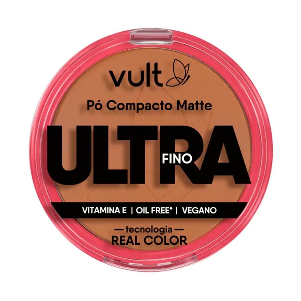 Pó Compacto Vult Matte Ultrafino Cor V460 9g