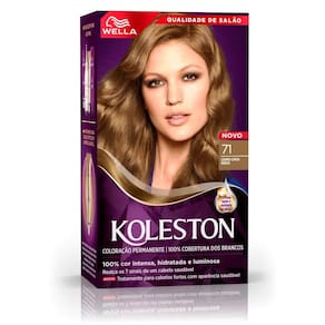 Tinta de Cabelo Koleston Louro Cinza Médio 71