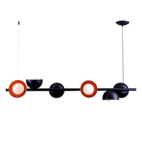 Luminária Pendente Jabuticaba Noruega 6 Lâmpadas Para Sala de Jantar Mesa Balcão Bivolt