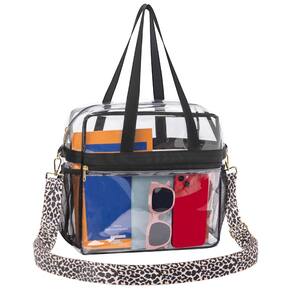 Bolsa transparente Sacola transparente Paxiland para eventos em estádios 30x15x30cm