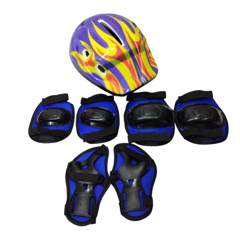Kit Proteção Infantil Funs 7 Peças Esportes Radicais Wb10132