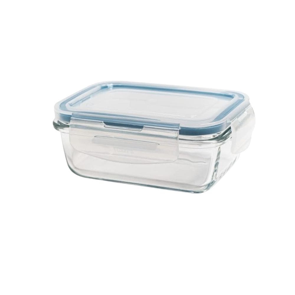Pote De Vidro Hermético Retangular 1520 Ml - Ad