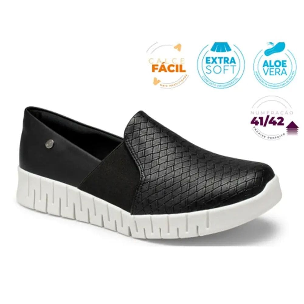 Tênis slip on trabalhada Campesi