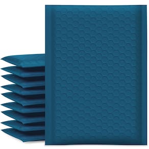Bubble Mailers UCGOU 13x22 cm, azul marinho, pacote com 50