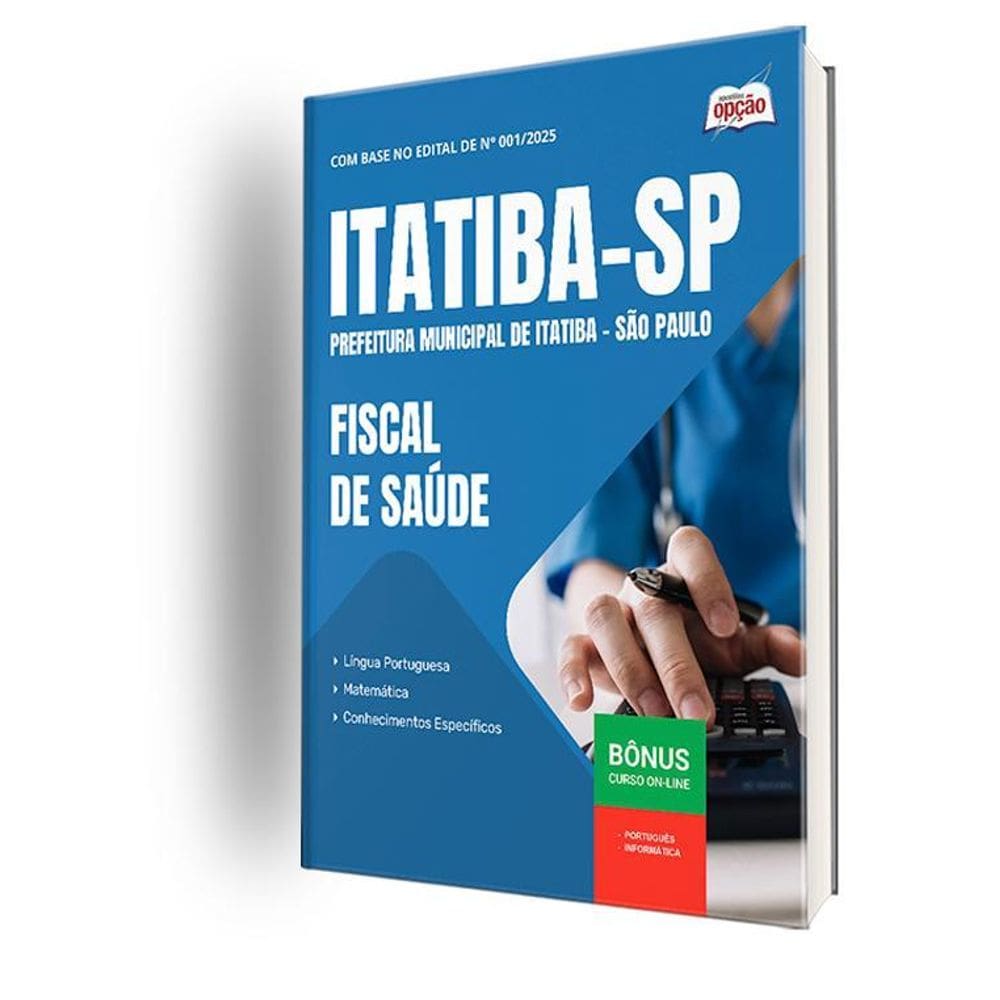 Apostila Prefeitura De Itatiba Sp 2025 - Fiscal De Saúde