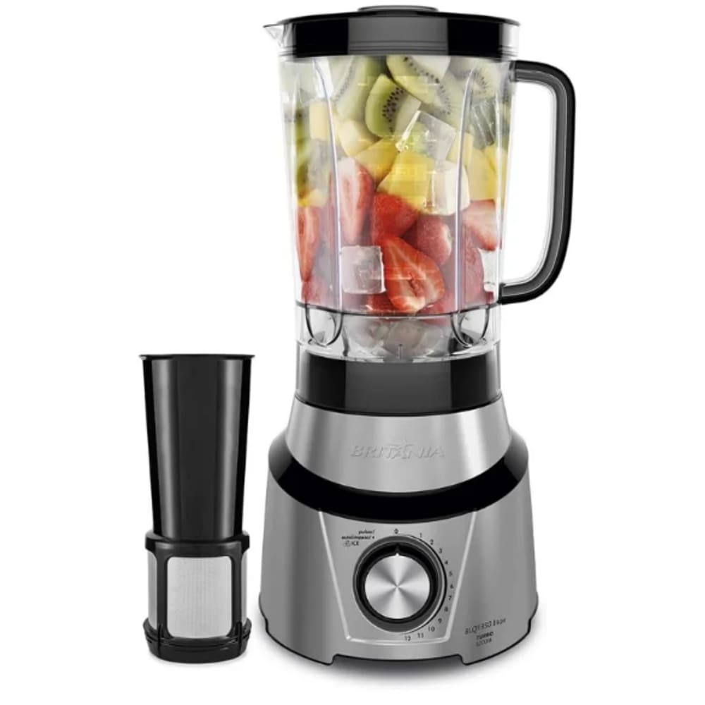 Liquidificador Britania Ellegance Inox 127V 12 Velocidades com Filtro