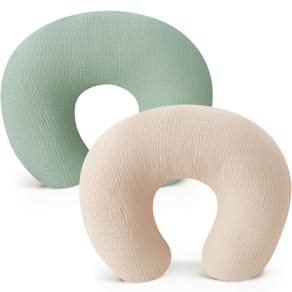 Pacote com 2 capas de almofadas de amamentação Konssy Muslin
