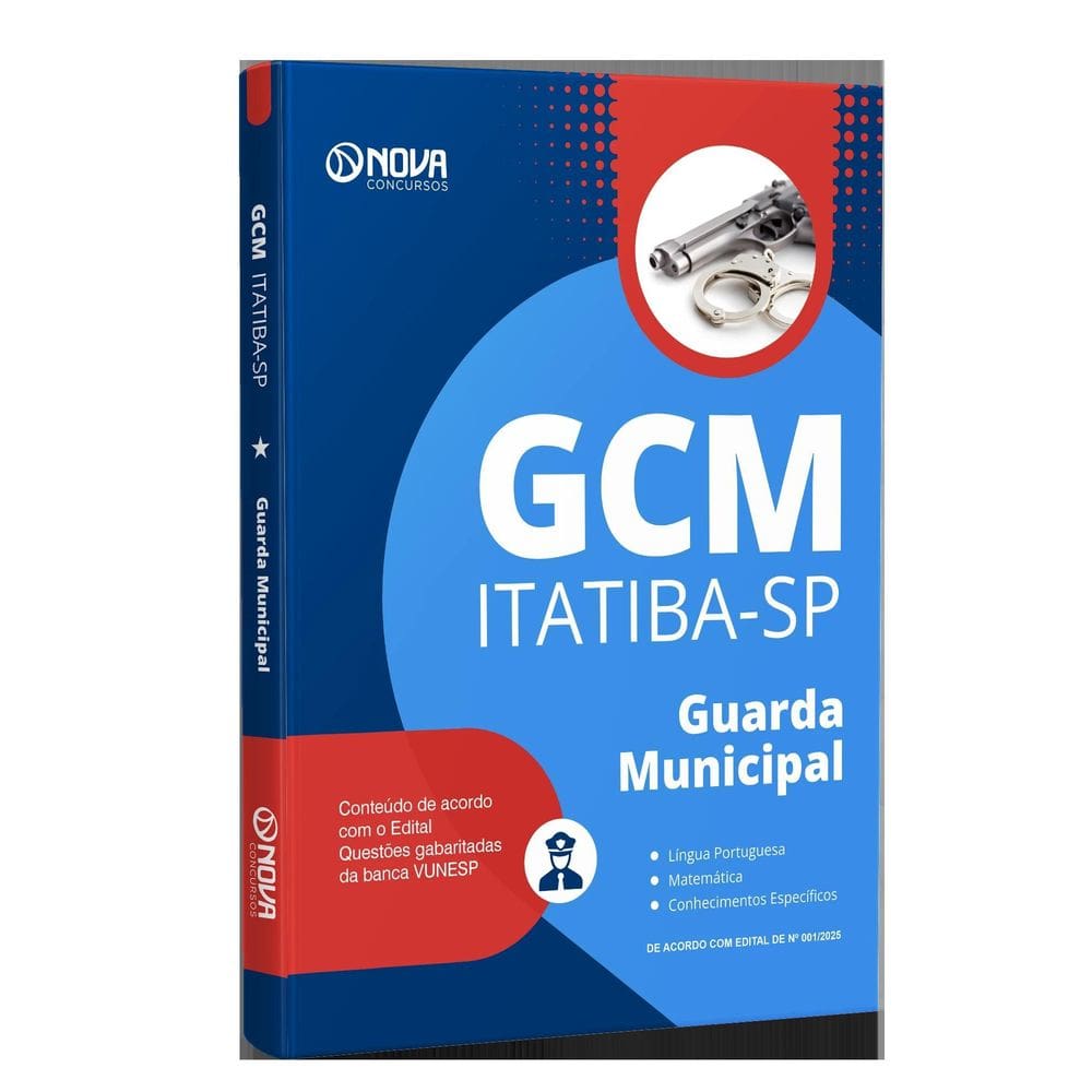 Apostila Prefeitura De Itatiba Sp 2025 - Guarda Municipal