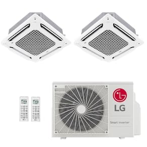 Ar-Condicionado Multi Split Inverter LG 21.000 (1x Evap Cassete 4 Vias 9.000 + 1x Evap Cassete 4 Vias 18.000) Quente/Frio 220V