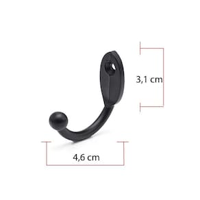 Cabide P/Roupa Cabides Gancho Parede Metal Kit 10 Pcs Barato