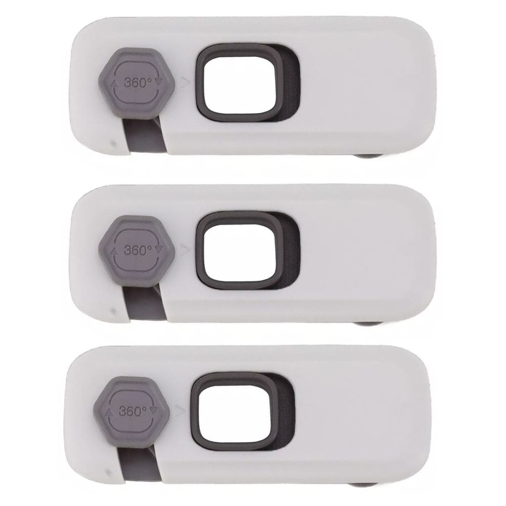 Trava de Segurança Geladeira Gaveta Kit 3 unidades Criança Bebe Fechadura Armario Gaveta Porta Evita Acidente Resistente