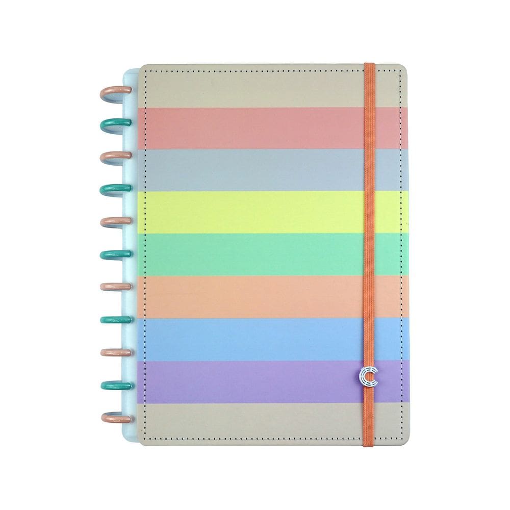 Caderno Inteligente Arco Iris Pastel
