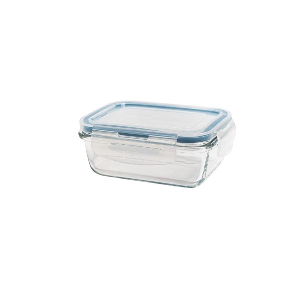 Pote De Vidro Hermético Retangular 370 Ml - Ad