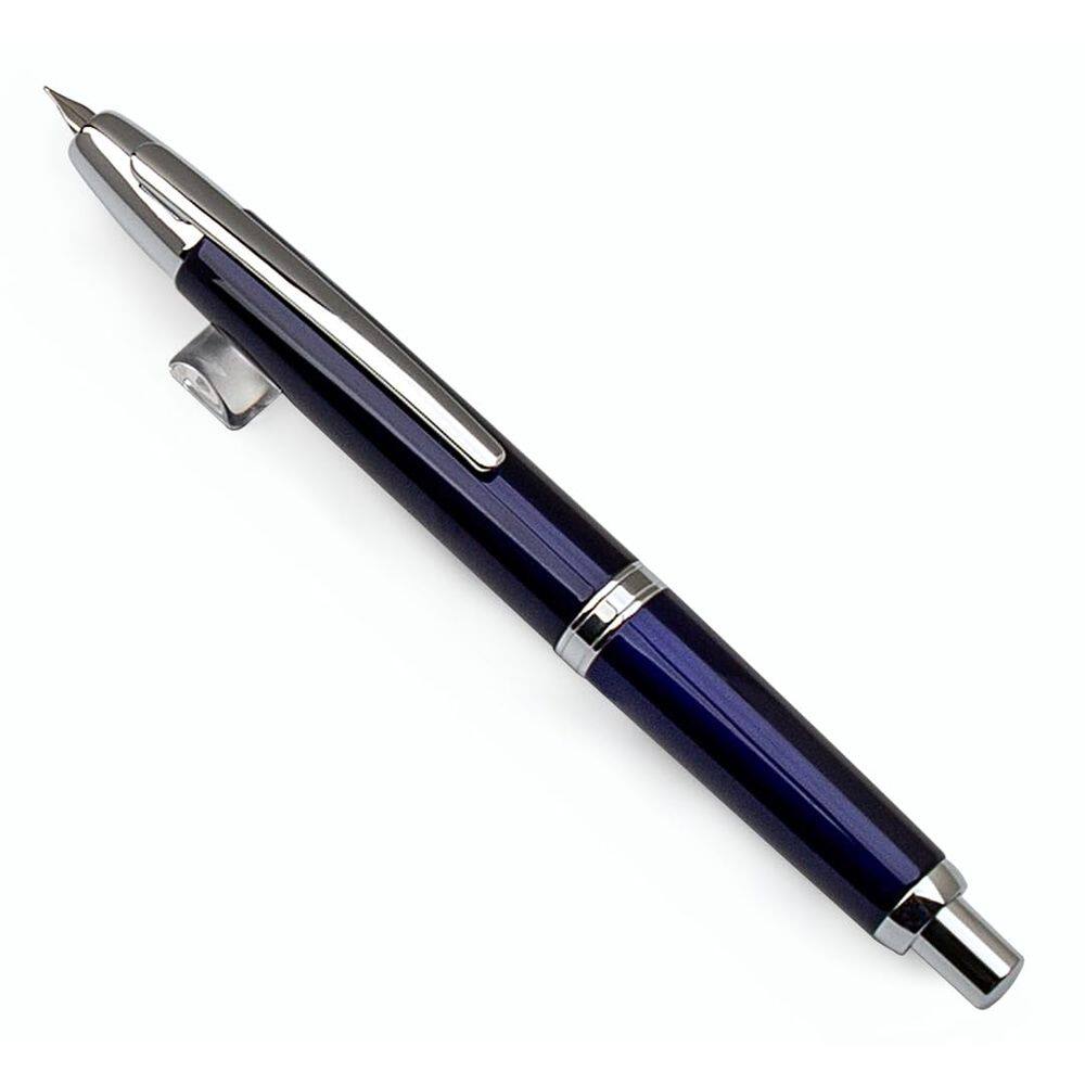 Caneta-tinteiro JINHAO 10 Press Retrátil Metal Azul Escuro