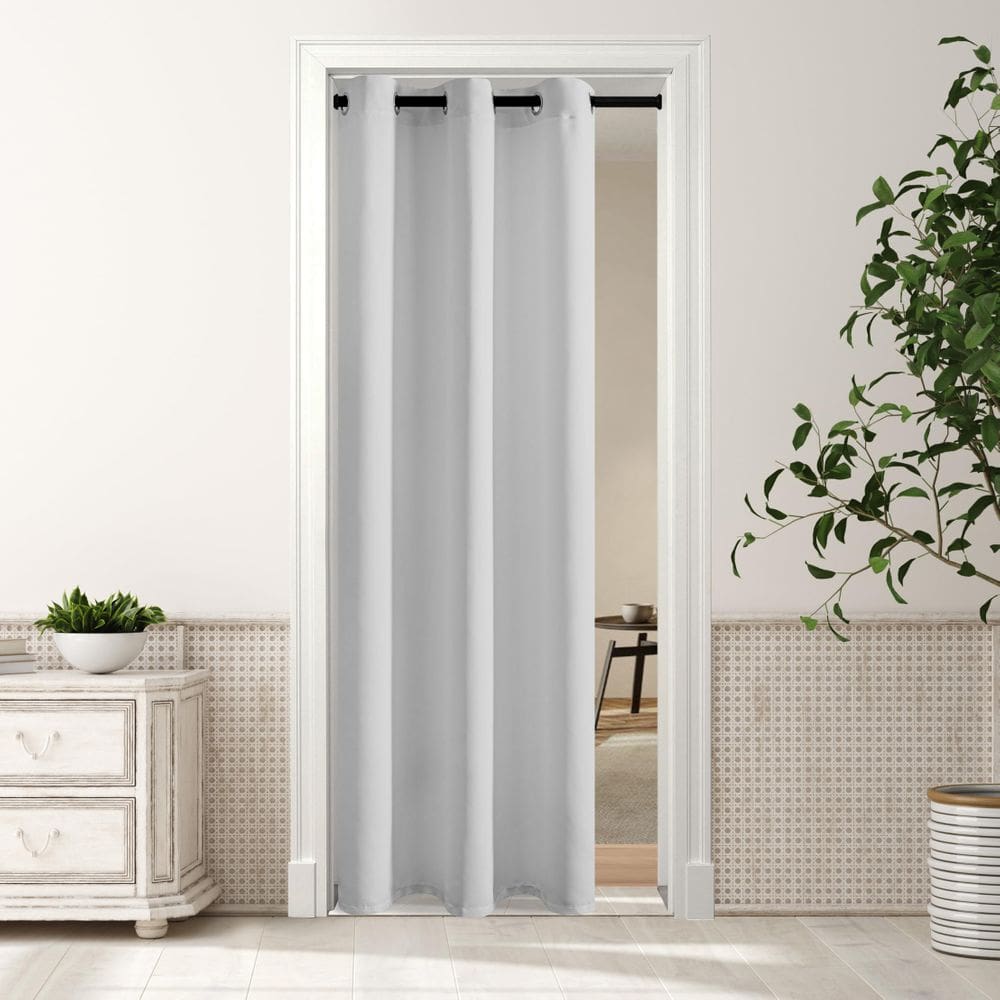 Cortina MYSKY HOME Blackout 34x80cm para sala de estar acinzentada