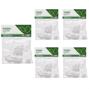 5 Kit Acessórios Fixação A50 P/ Fita Led Neon 12V Taschibra