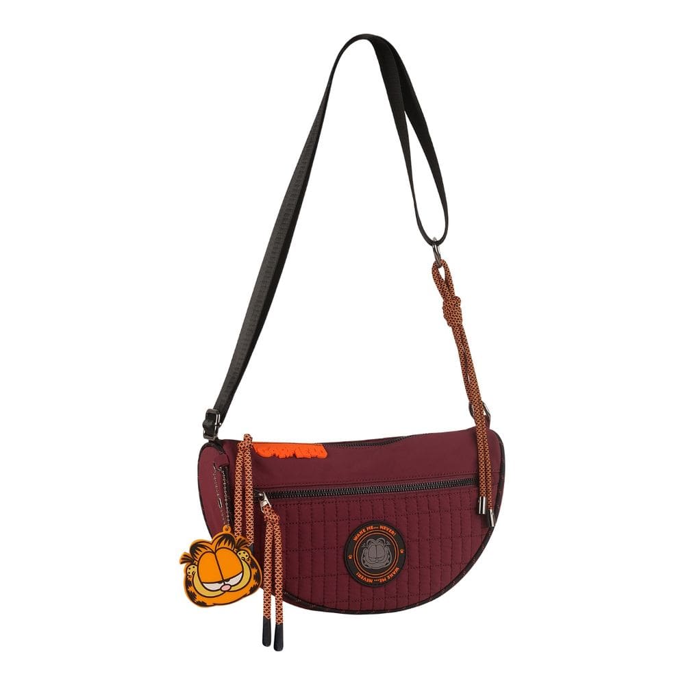 Bolsa Transversal Pequena Garfield Casual Urbano Moderna