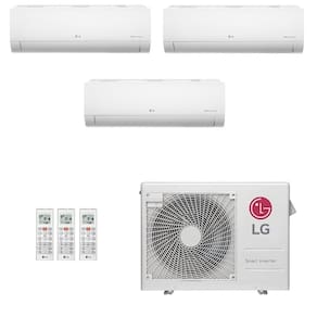Ar-Condicionado Multi Split Inverter LG 24.000 (2x Evap HW 9.000 + 1x Evap HW 18.000) Quente/Frio 220V