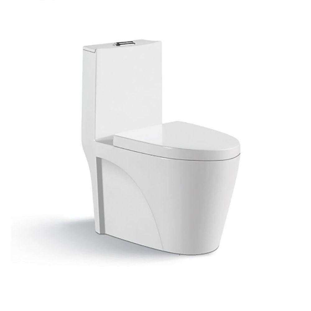 Vaso Sanitário Monobloco Kit Privada com Assento Completo Branco (GVs55MbSfA-Br)