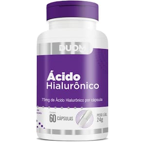Ácido Hialurônico 75Mg Por Cápsula 1 Ao Dia 60 Cápsulas Duom